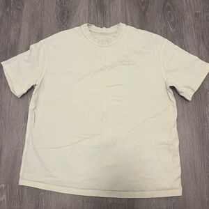 Lululemon light yellow oversized shirt